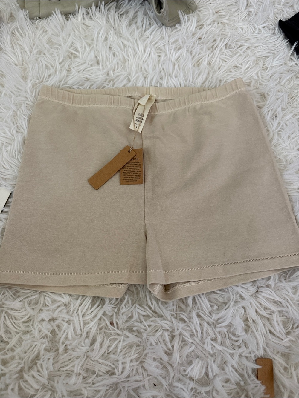 SKIMS Cream Casual Lounge  Shorts